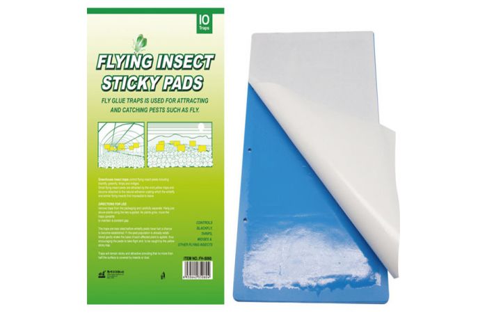  مصائد لاصقة زرقاء 24.5*39 سم 20 شريحة Fly Insect Sticky Pads Plastic Board