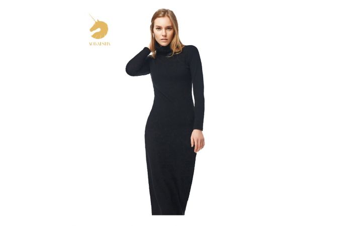 بلوزة قطنية طويلة - Xxl - اسود تركي 