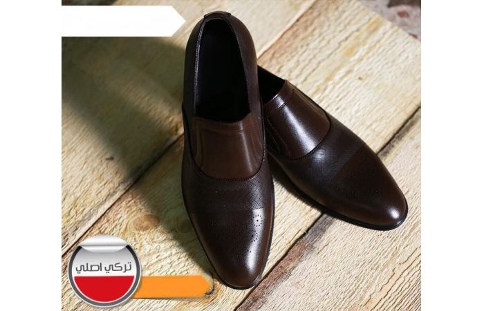 حذاء  بدون رباط- 42 Eu - بني داكن