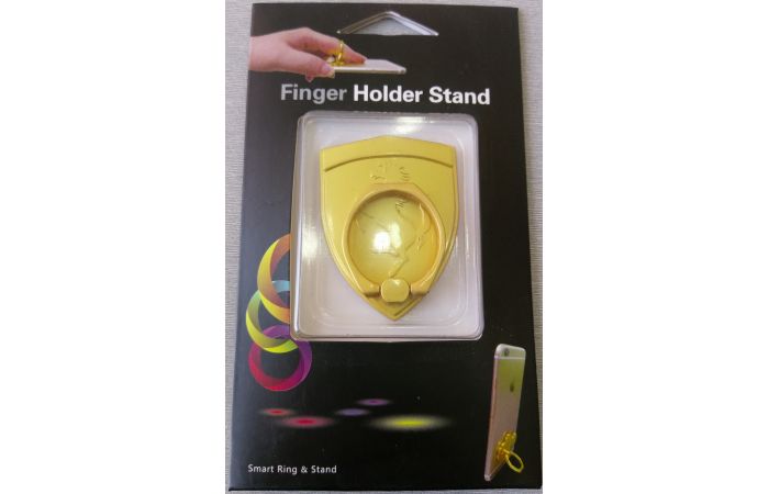 خاتم يد للجوالFinger Holder Stand - ذهبي [5 قطع]
