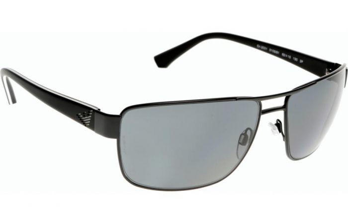 نظارة باطار مستطيل -original Emporio Armani - اسود
