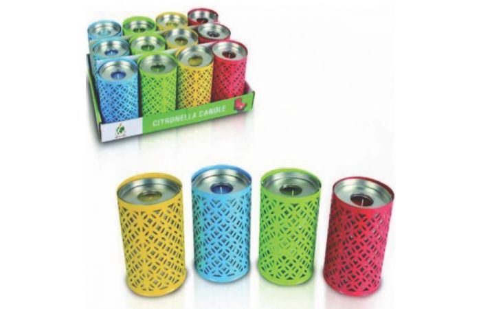 شمع طارد الباعوض  Citronella Candles in Tin holder