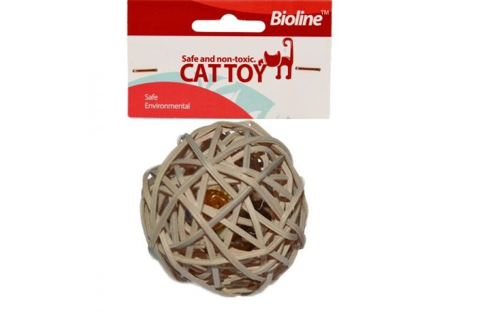 لعبة للقطط من مواد طبيعية   Bioline Herbal Catnip Cat Game Ball