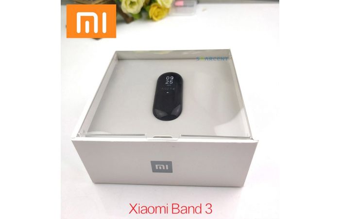 Mi band 3 الاصلية - مقاس موحد - اسود