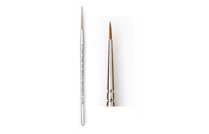 فرشاه (Kryolan Professional Round Brush 0 (3501