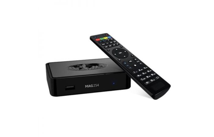 رسيريفر MAG 254 Set Top Box  IPTV OTT linux tv Box  Streaming Media Player