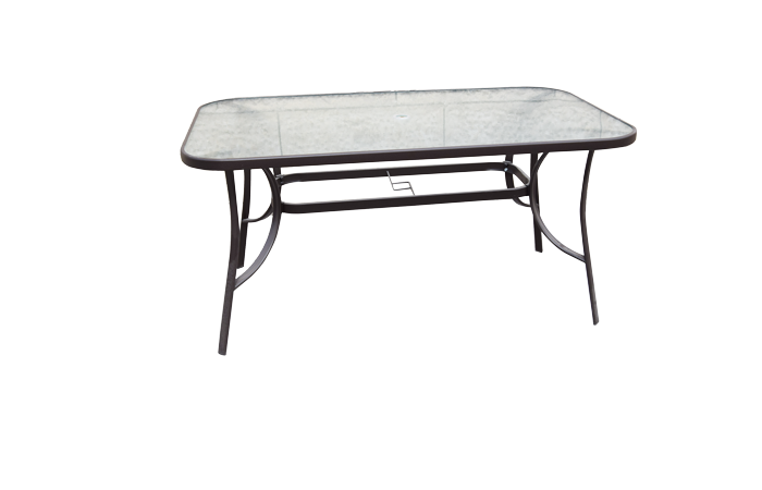 carnaval طاولة مستطيل(90*150سم) بني