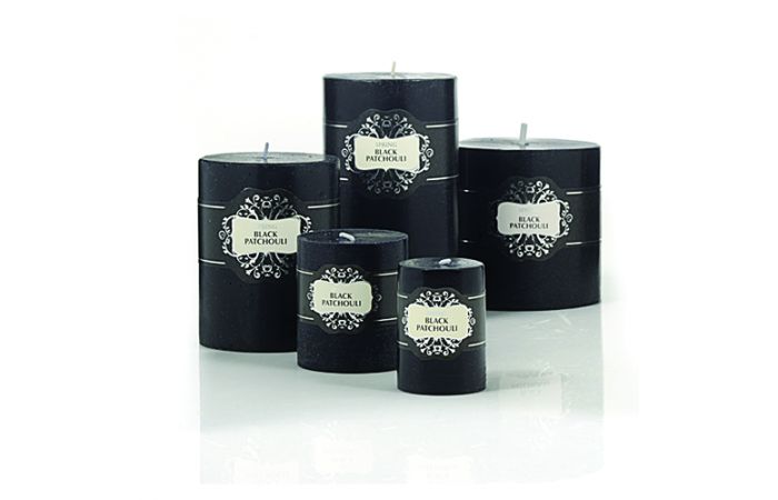 شموع مدورة black patchouli spring