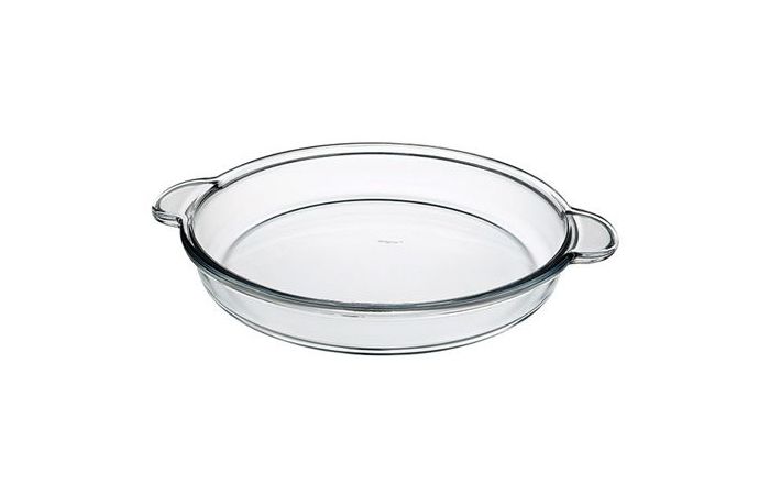 P-Bache PA-59254 2700 cc Oval Platter with Handle - Transparent