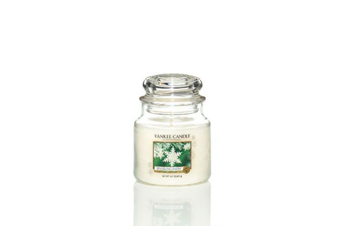 مرطبان شمع Sparkling Snow 104غرام YANKEE
